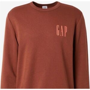 GAP Men's Rust Brown Crewneck Sweatshirt